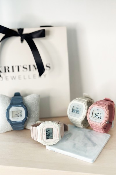 Casio Standard Blue Rubber Strap W-218HC-2AVEF Casio Standard Blue Rubber Strap W-218HC-2AVEF