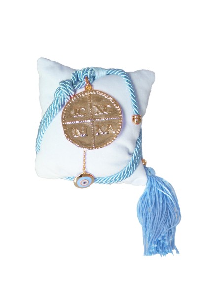 Παιδικό Φυλαχτό Γούρι Κωνσταντινάτο Γαλάζιο