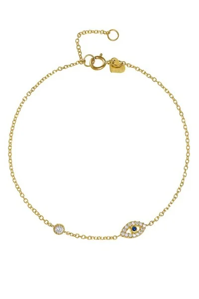 Βραχιόλι Χρυσό 9Κ Ματάκι Πετράτο