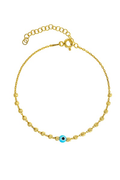 Βραχιόλι Ασημένιο Ματάκι Dots