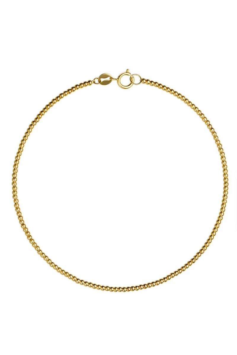 Βραχιόλι Χρυσό 14Κ Bead It Shine