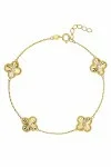 Βραχιόλι Χρυσό 14Κ Flower Dolce Vita