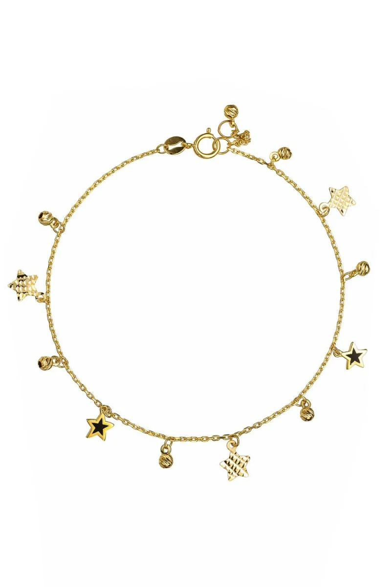 Βραχιόλι Χρυσό 14Κ Shiny Stars