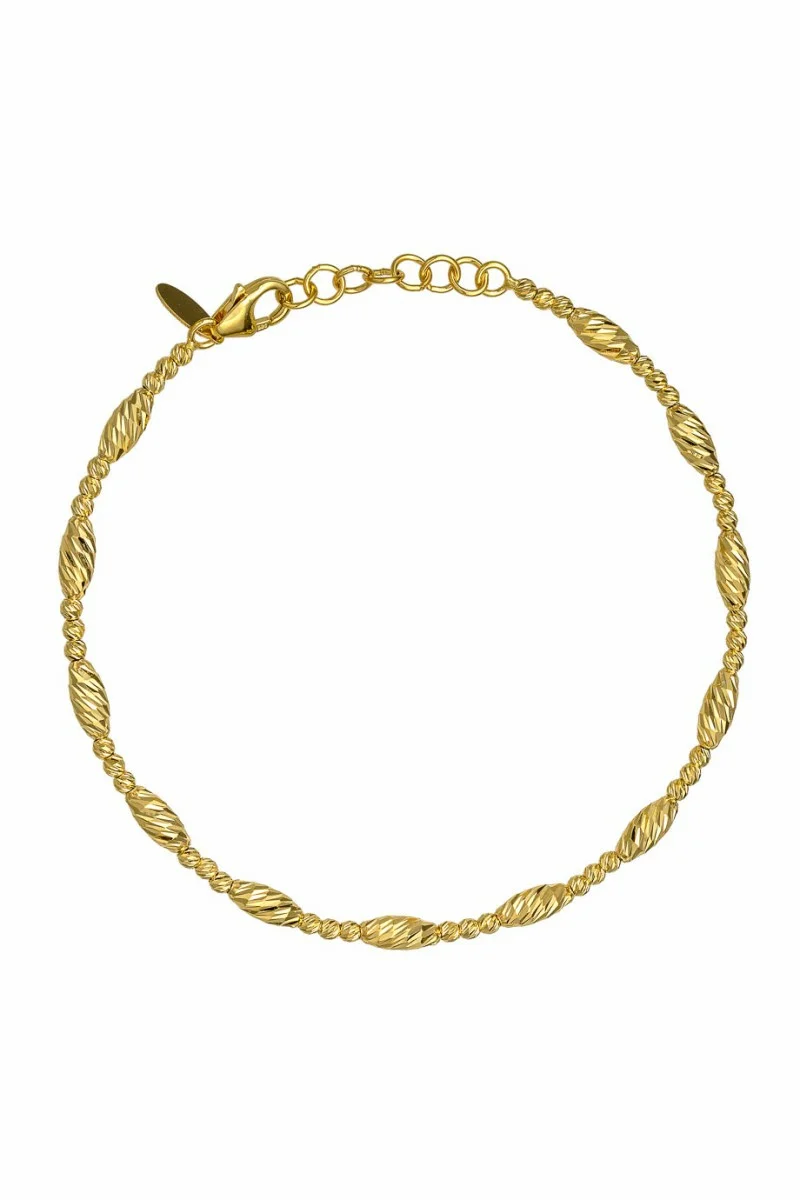 Βραχιόλι Χρυσό 14Κ Oval Dolce Vita