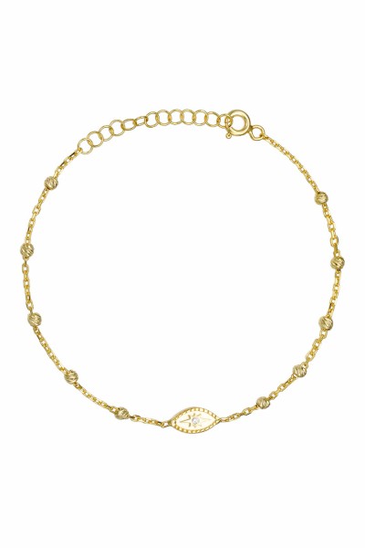 Βραχιόλι Ασημένιο Ματάκι Dots