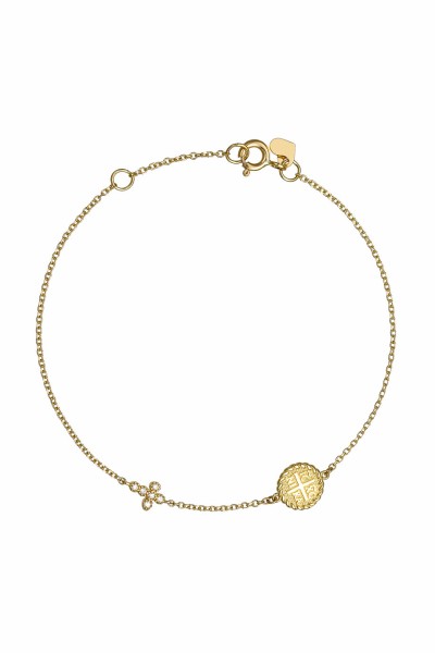 Βραχιόλι Χρυσό 9Κ Κωνσταντινάτο Πετράτο