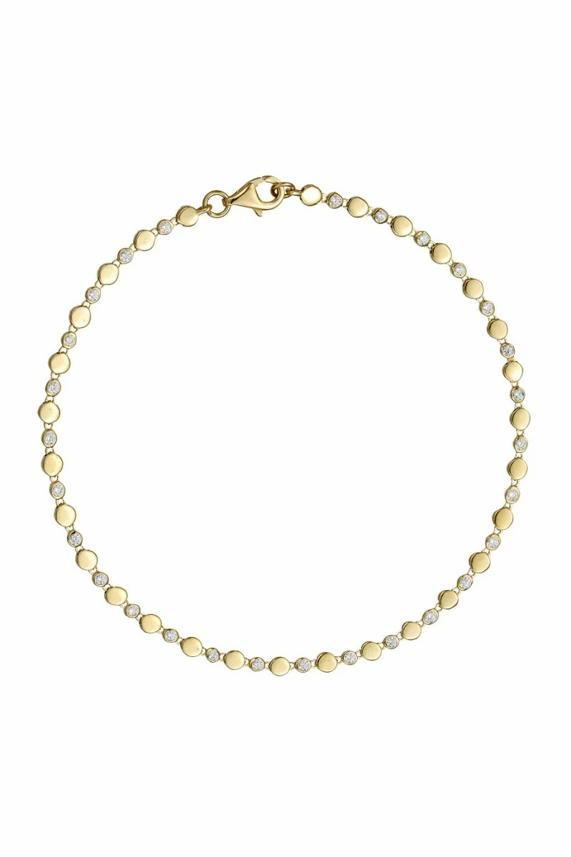 Βραχιόλι Χρυσό 14Κ Glam Dots