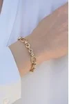 Βραχιόλι Χρυσό 14Κ Blogger Style Elite