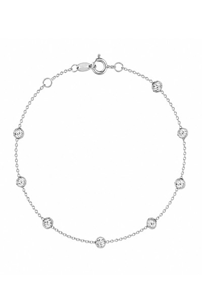 Βραχιόλι Λευκόχρυσο 14Κ Dolce Vita White