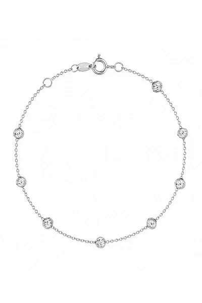 Βραχιόλι Λευκόχρυσο 14Κ Dolce Vita White