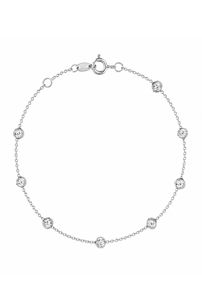 Βραχιόλι Λευκόχρυσο 14Κ Dolce Vita White