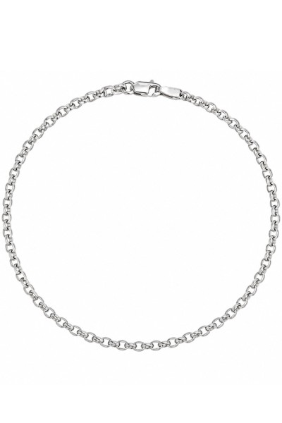Βραχιόλι Λευκόχρυσο 14Κ Men's Rolo 21m