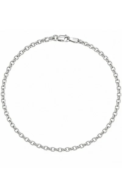 Βραχιόλι Λευκόχρυσο 14Κ Men's Rolo 21m