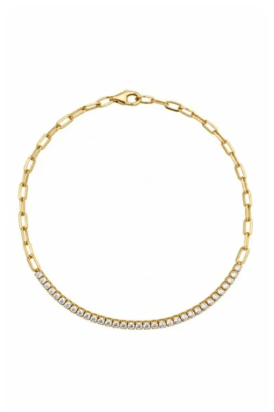 Βραχιόλι Χρυσό 14Κ Shiny Blogger Style