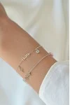 Βραχιόλι Λευκόχρυσο 14Κ Girl