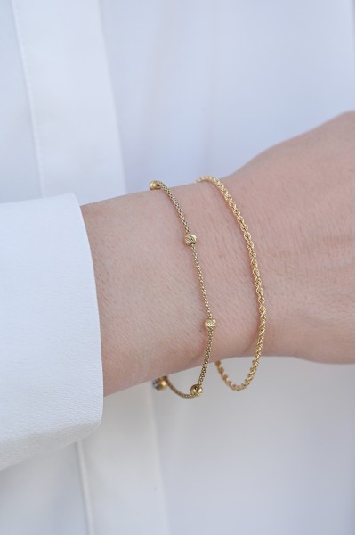 Βραχιόλι Χρυσό 14Κ Yellow Trouble