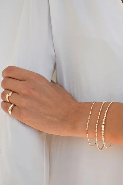 Βραχιόλι Χρυσό 14Κ Dolce Vita Cubes