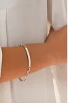 Βραχιόλι Λευκόχρυσο 14Κ Label It Elite