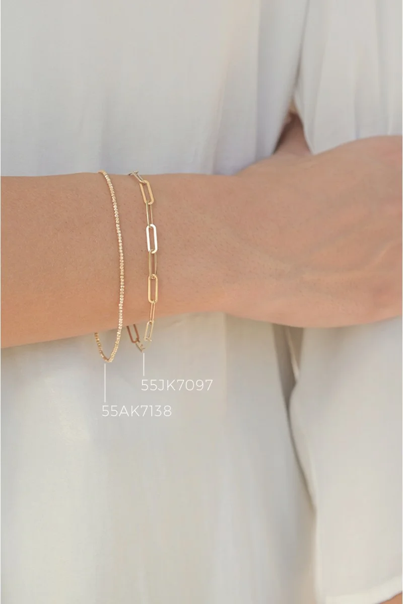 Βραχιόλι Χρυσό 14Κ Blogger Style