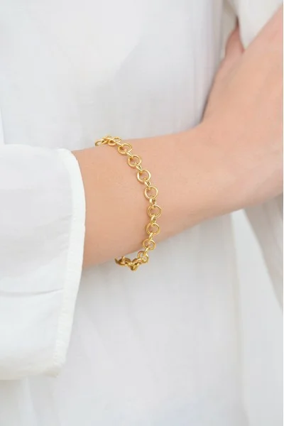 Βραχιόλι Χρυσό 14Κ Shine Circles