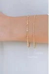 Βραχιόλι Χρυσό 14Κ Bead It Shine