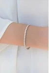 Βραχιόλι Ασημένιο Ριβιέρα White 3.5mm