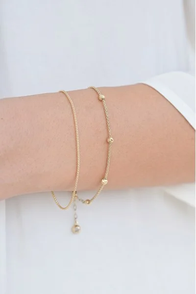 Βραχιόλι Χρυσό 14Κ Boho Snake