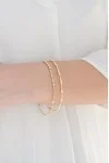 Βραχιόλι Χρυσό 14Κ Oval Dolce Vita