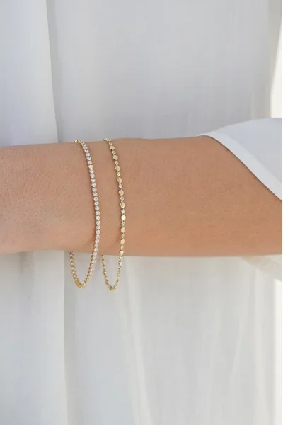 Βραχιόλι Χρυσό 14Κ Glam Dots