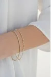 Βραχιόλι Χρυσό 14Κ Glam Dots