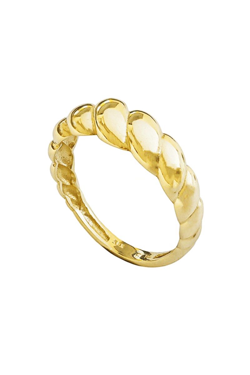 Δαχτυλίδι Χρυσό 14Κ Πλεξούδα