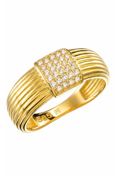 Δαχτυλίδι Χρυσό 14Κ Lady Shine