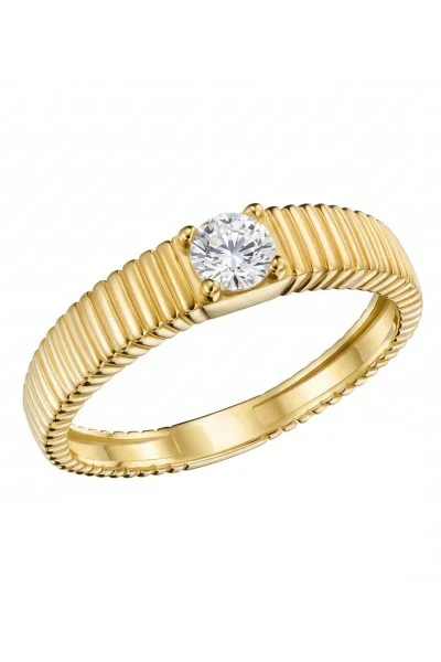 Δαχτυλίδι Χρυσό 9Κ Simple Stone