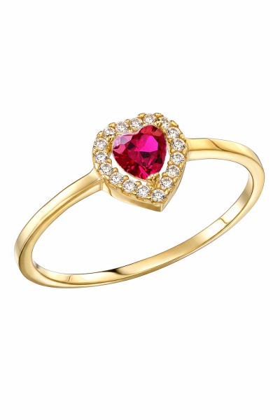 Δαχτυλίδι Χρυσό 9Κ Rose Heart