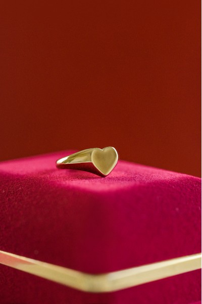 Δαχτυλίδι Χρυσό 9Κ Chevalier Heart