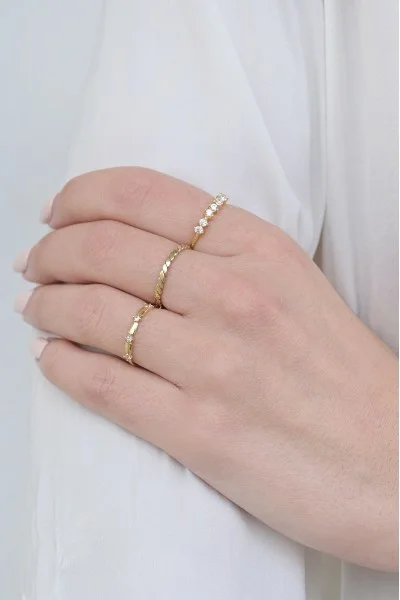 Δαχτυλίδι Χρυσό 14Κ Σειρέ