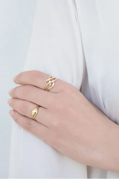 Δαχτυλίδι Χρυσό 14Κ Lady Lines