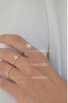 Δαχτυλίδι Χρυσό 14Κ Fashion Blogger