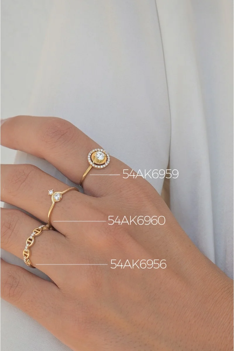 Δαχτυλίδι Χρυσό 14Κ Fashion Blogger
