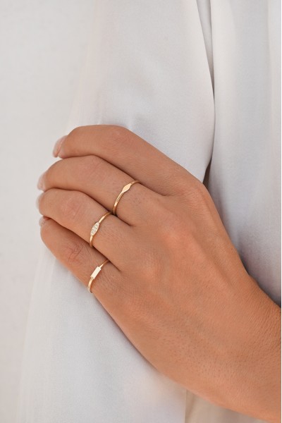 Δαχτυλίδι Χρυσό 9Κ Label It Πετράτο