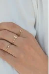 Δαχτυλίδι Χρυσό 14Κ Heart Mix