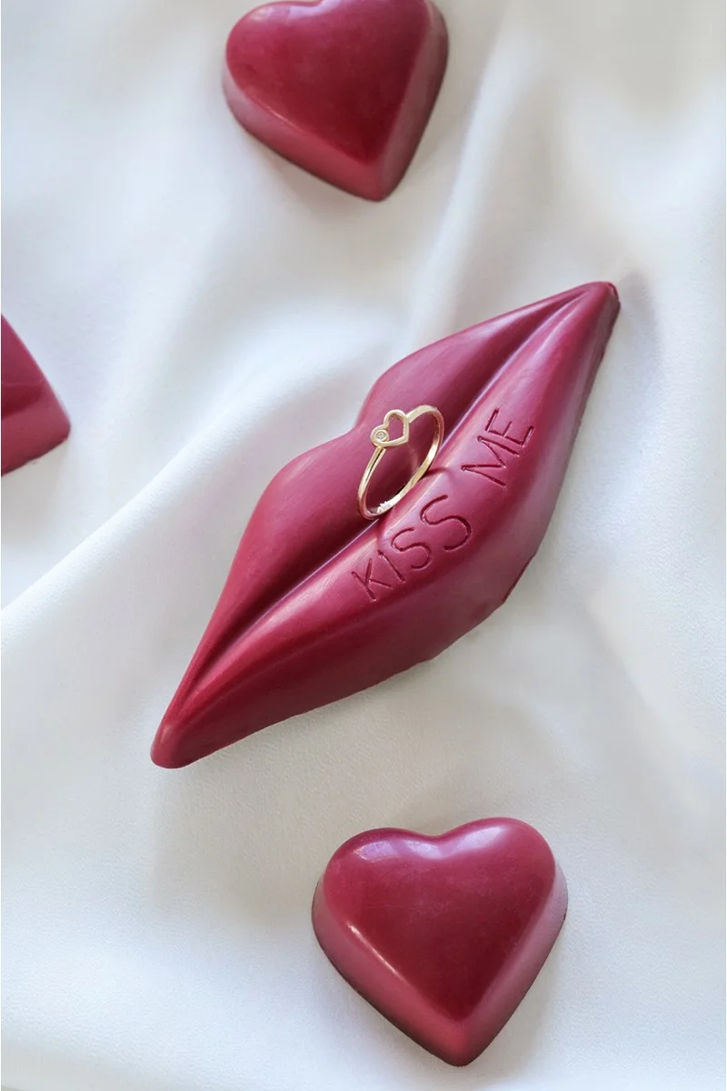 Δαχτυλίδι Χρυσό 9Κ Heart Dot