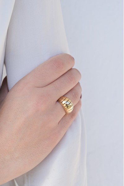 Δαχτυλίδι Χρυσό 14Κ Lady Lines