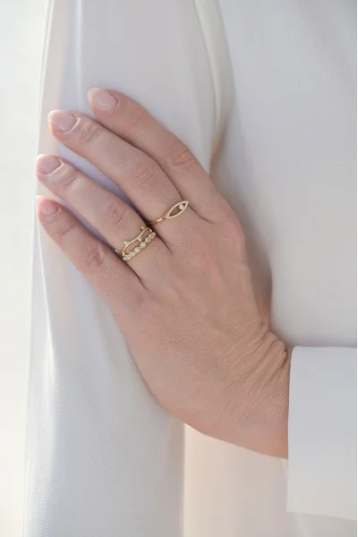 Δαχτυλίδι Χρυσό 14Κ Simple Braid