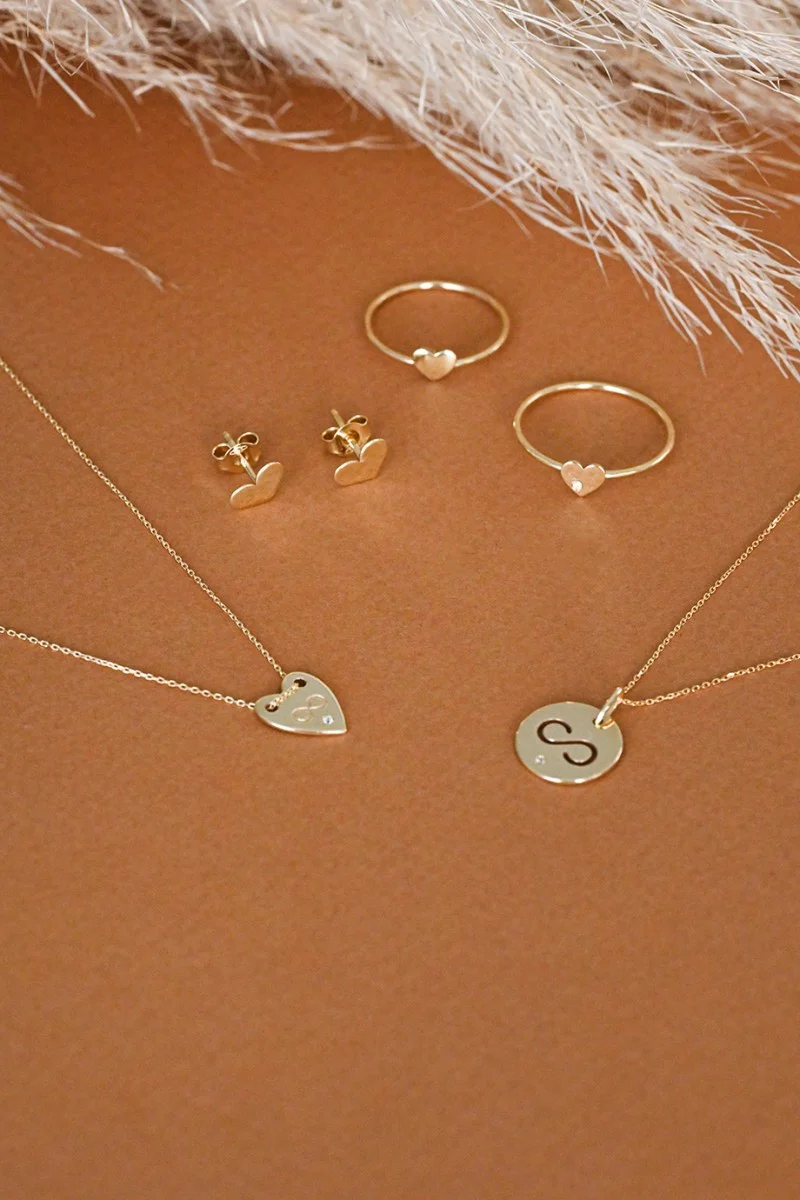 SeeK for Gold Δαχτυλίδι Χρυσό 9Κ Shiny Heart