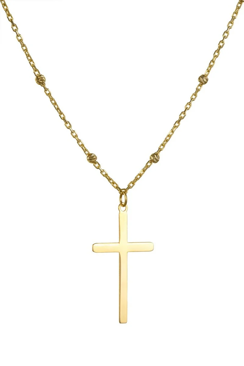 Κολιέ Χρυσό 14Κ Dolce Vita Cross