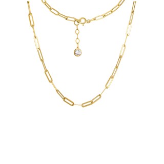 Κολιέ Χρυσό 14Κ Blogger Style 7160