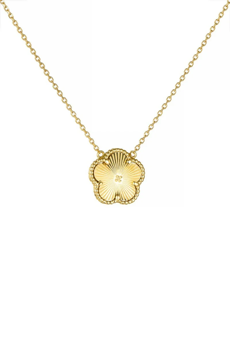 Κολιέ Χρυσό 14Κ Flower Dolce Vita