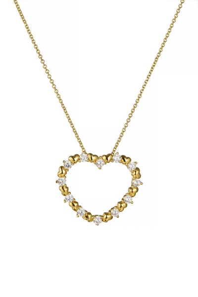 Κολιέ Χρυσό 14Κ Full Heart