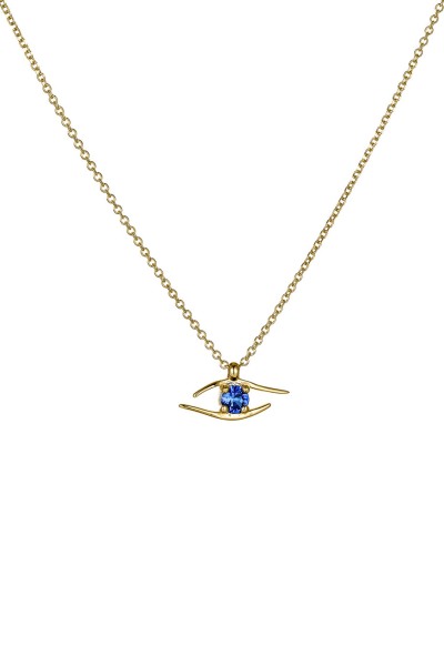 Κολιέ Χρυσό 9Κ Blue Eye